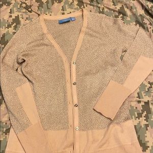 Metallic cardigan sweater Simply Vera Wang